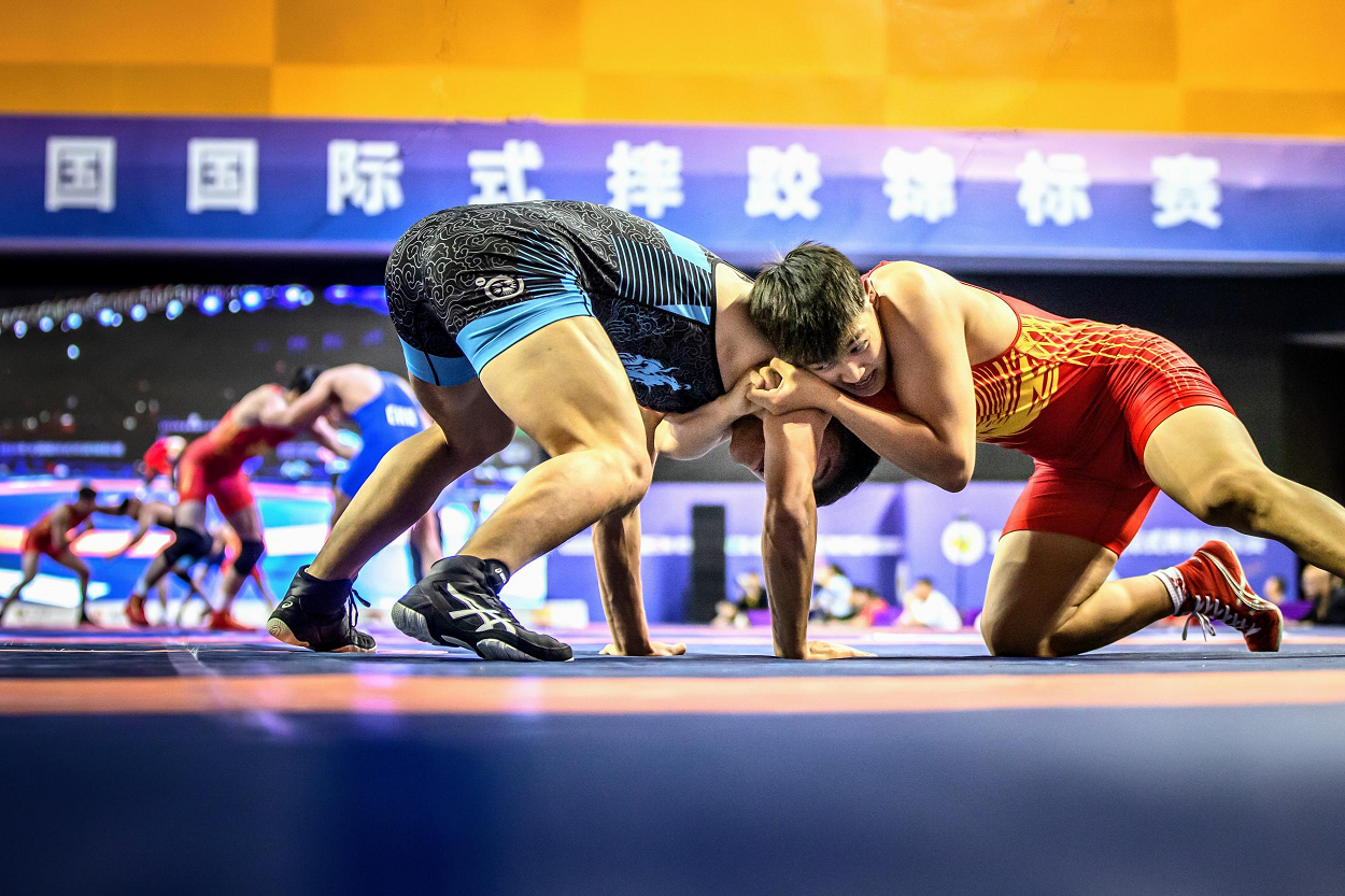 冠军选手点赞温州!全国国际式摔跤锦标赛男子自由跤比赛收官